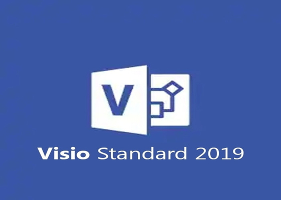 Standard-Produktschlüssel 2019 Medialess Microsoft Visio für Windows 10 1 PC