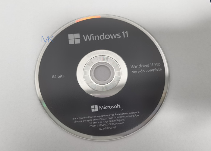 FQC-10529 Microsoft Windows 11 Pro-spanische 64-Bit-Version 22H2 Soems DVD