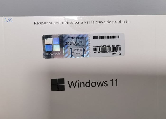 Berufs-Dvd volles Paket Version 22H2 Microsoft Windowss 11 mit spanischen Installationsdaten
