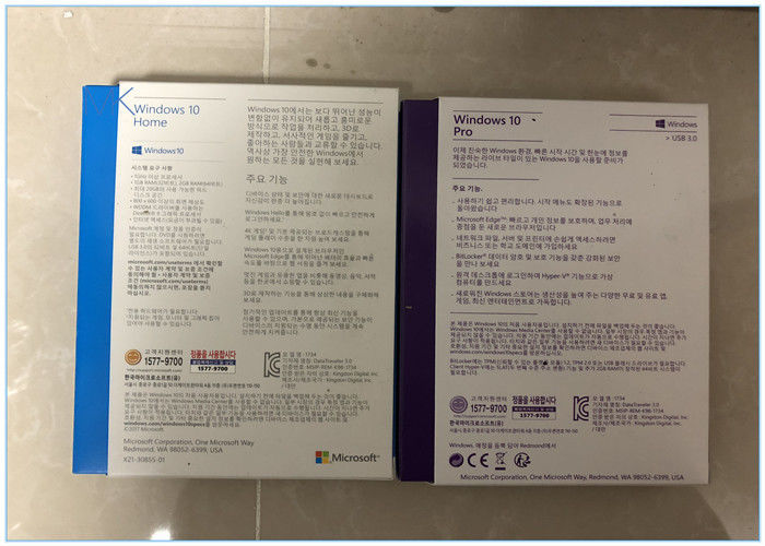 Koreanische/englische/Franzose-Windows 10 Hauptvolle Proversion 32 u. 64-Bit-USB 3,0