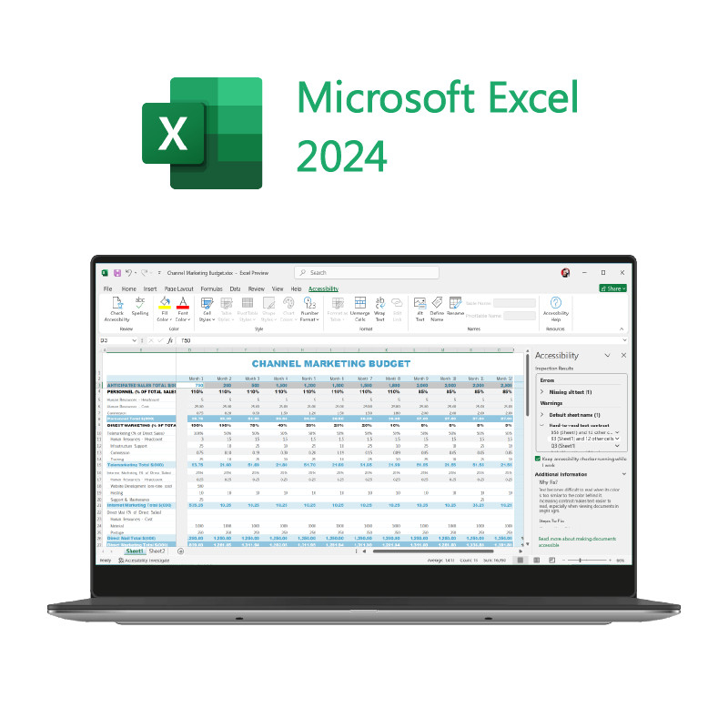 Verwalten Sie Ihr Büro mühelos mit Microsoft Office 2024 Home And Business Digital Product Key