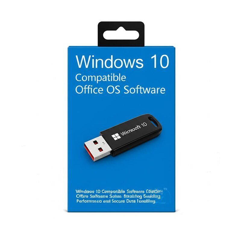 Windows 10-kompatible Computer-Betriebssystem-Software mit Office-Software-Paketen, die Leistung und sichere Datenverarbeitung ermöglichen