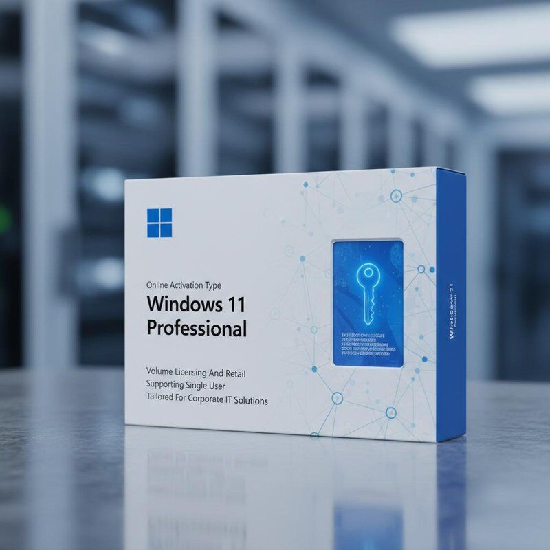 Online-Aktivierungsart Microsoft Windows 11 Professional Volumenlizenzierung und Einzelhandel Unterstützung für einen einzigen Benutzer für IT-Lösungen für Unternehmen
