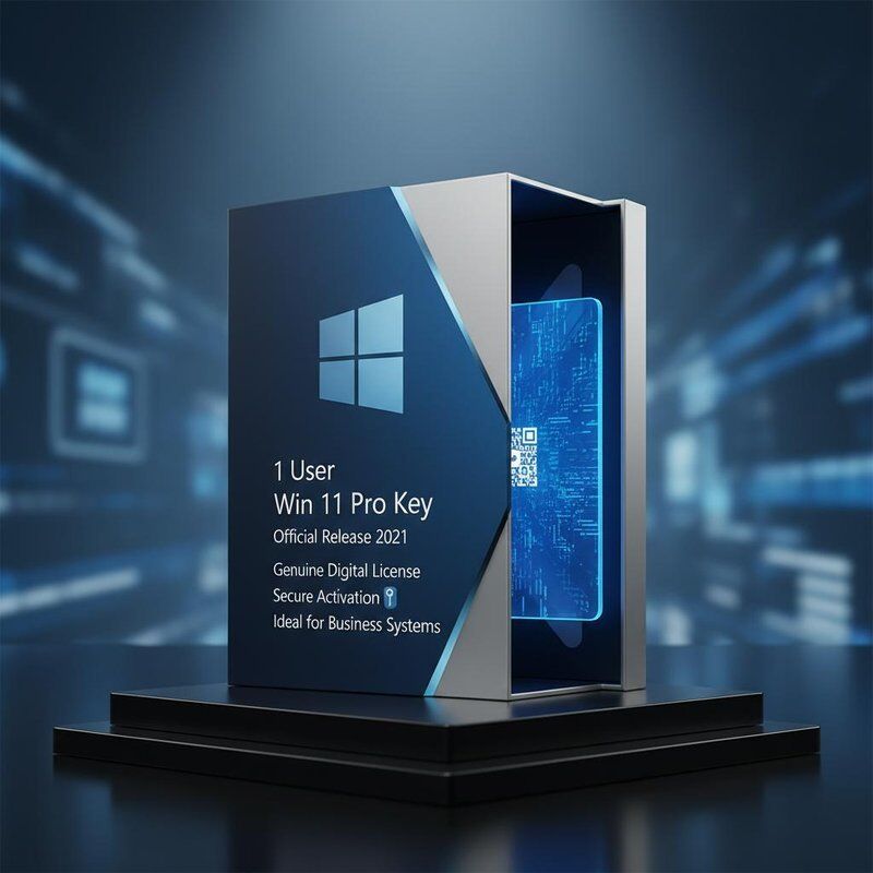 1 Benutzer Win 11 Pro Schlüssel offizielle Veröffentlichung 2021 Echte digitale Lizenz sichere Aktivierung Ideal für Geschäftssysteme